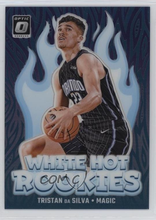 2024-25 Donruss Optic White Hot Rookies Purple Prizm Tristan da Silva #7 RC 1hr4