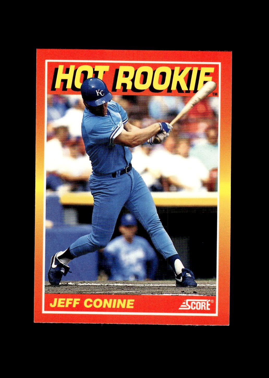 1991 Score Hot Rookies #5 Jeff Conine Kansas City Royals