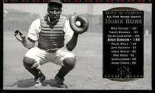 2001 Upper Deck Hall of Famers #85 Josh Gibson Pittsburgh Crawfords 4.1C