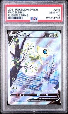 Celebi V #245 from Fusion Strike ((2021)) – Pokémon card