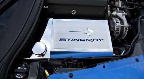 Fuse Box Cover Dark Blue "Stingray" fits 2014-2019 Chevy Corvette