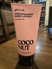 Victoria s Secret Pink Conditioning Body Lotion Coconut Oil 2.5 Oz/75ml New