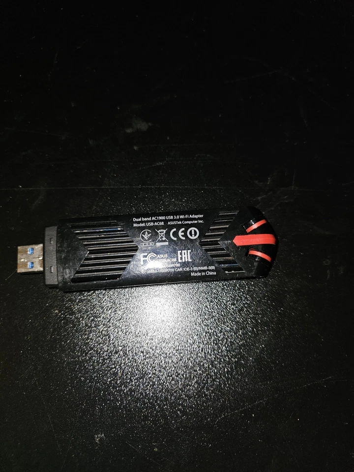 ASUS USB-AC68 Dual-band AC1900 USB 3.0 Wifi Adapter No Cap - Image 3 of 4