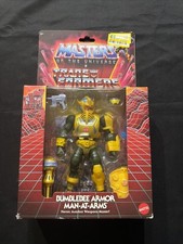 Mattel Masters of the Universe X Transformers BUMBLEBEE ARMOR MAN-AT-ARMS NEW