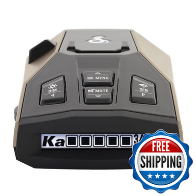 Cobra Rad 450 Laser Radar Detector Long Range False Alert Filter Voice Alert