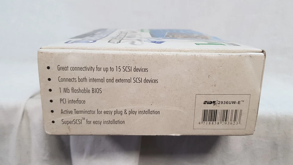 NEW Iwill side-2936uw-e Ultra Wide SCSI PCI Controller Card, retro, Boxed - Image 3 of 4