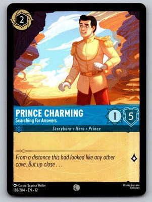 Prince Charming - Searching for Answers 138/204 Common Wilds Unknown Lorcana NM