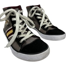 Polo Ralph Lauren Solomon Mid Rugby Bear Canvas/Leather Sneakers Youth size 3