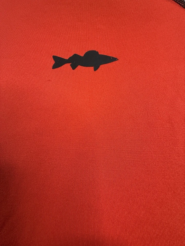 AFTCO Aftech Fishing Shirt Long Sleeve Red Performance Stretch Wicking Mens M - Image 4 of 4