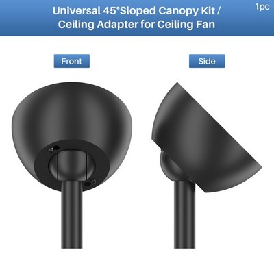 Universal 45° Sloped Canopy Kit/ Ceiling Adapter for Ceiling Fan Sofucor/KBS Fan