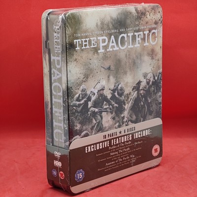 The Pacific Complete Series Tin Edition Steel Box 6 DVDs Region 2 New Sealed 