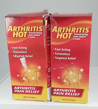 2 Arthritis Hot Targeted, Penetrating Pain Relief Cream,