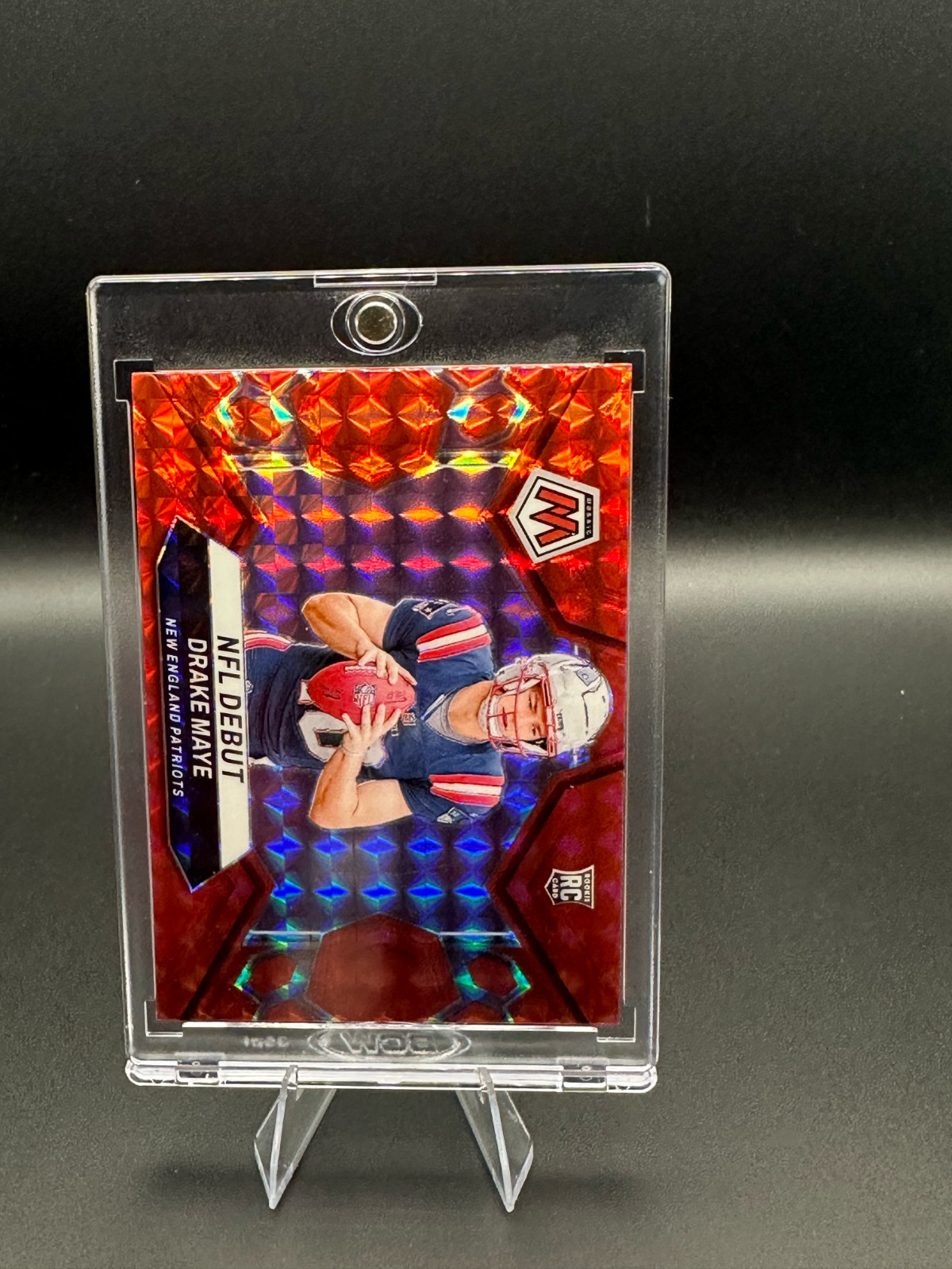 Drake Maye 2024 Mosaic NFL Debut Red Mosaic #273 (RC)