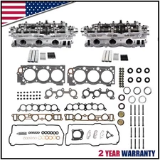Left & Right Cylinder Head + Gaskets For Toyota 3.4 5VZ-FE Tacoma Tundra 4Runner