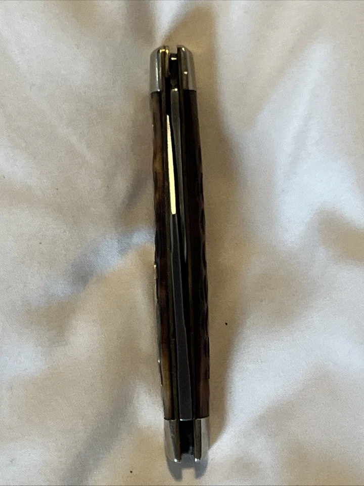 Navaja de bolsillo Case Tested XX 1920 con mango de hueso hoja ganadero sin grietas buena presión Foto 4 de 4