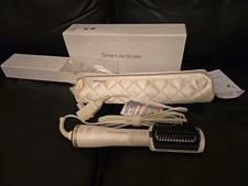 White Beauty Discoveries Smart AirStyler with Travel Case New