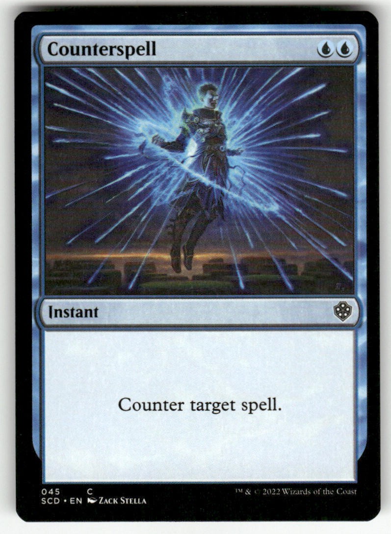 COUNTERSPELL #45 MTG STARTER COMMANDER DECKS COMMON