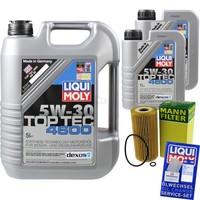 Mann Inspektionspaket 7L Liqui Moly Top Tec 4600 5W-30 FüR KIA Sorento 2.2 Crdi