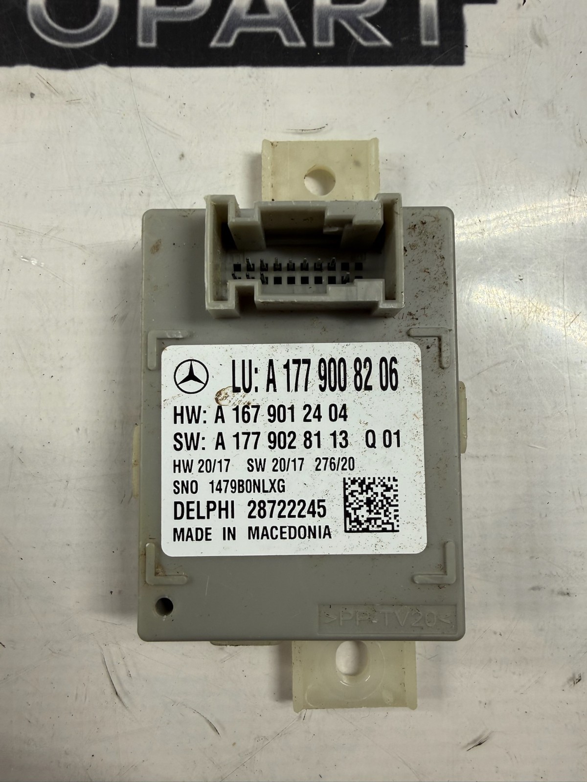 2019-2023 MERCEDES GT AMG AMBIENT LIGHT CONTROL MODULE UNIT A1779002610 OEM