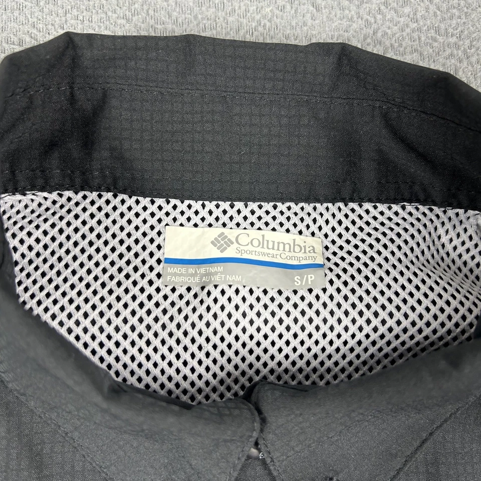 Camisa NASCAR Para Hombres Pequeña Negra Columbia PFG Omni-Sombra Manga Corta UPF Carreras Foto 4 de 4