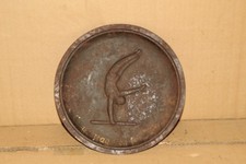 Teller Wandteller Turnen Sport DDR Lauchhammer Eisen Kunstguss