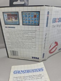 Ghostbusters Sega Master System Complete in Box W/ Manual Free Shipping. 
