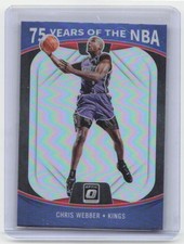 2021-22 Donruss Optic #44 Chris Webber 75 Years of the NBA Prizm