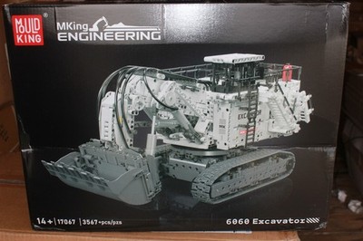 OO Mould King 17067 Bagger 6060 weiß Excavator Klemmbausteine 3567 pcs NEU