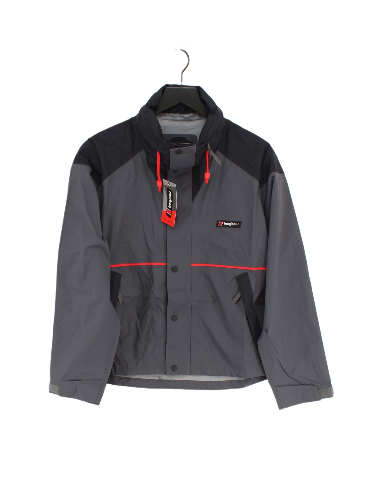 ALTRA Berghaus Giacca Uomo M Grigio Poliammide con Altro Impermeabile Nuova con etichette