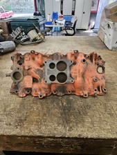 1974 454 Big Block Chevy 4 Barrel Q-jet Intake Manifold Gm 340218 Dated A-15-74