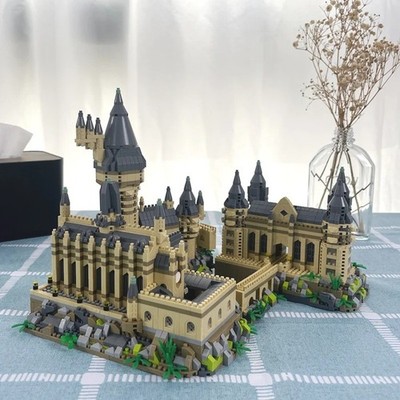 NEU 3000 Teile Schloss Hogwarts Bauset Diamant Ziegel Magie College Geschenk