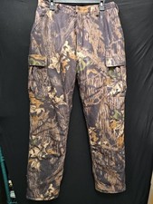Cabelas Dry Plus Mossy Oak Camo Hunting Pants Men  s 34 Reg Insulated