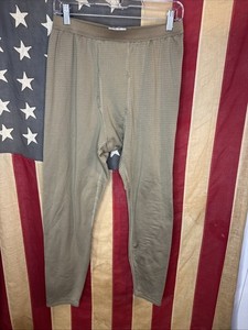 Medium Regular Tactical Thermal Fleece Brown Coyote Men Pants Waffle Knit D439