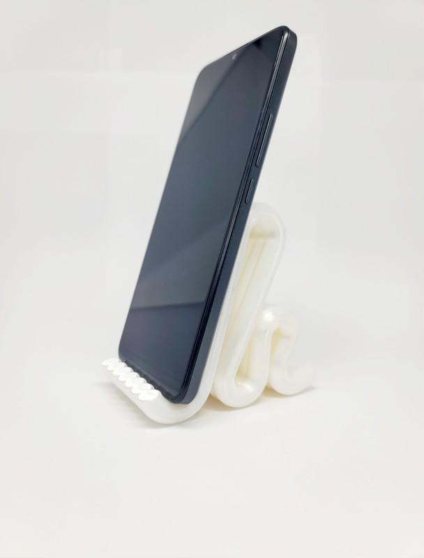 Modern Phone Stand Cell Phone/Tablet Stand Curvy Shaped Smartphone Holder