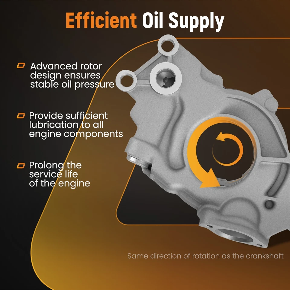 Bomba de aceite 10355HV para Cadillac CTS Escalade 6,2 L V8 2007-2015 alto rendimiento Foto 4 de 4