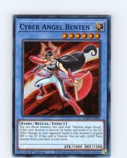 Yu-Gi-Oh TCG Cyber Angel Benten RA01-EN024 1st Edition Super Rare Card NM