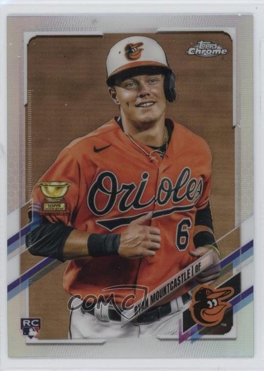 2021 Topps Chrome Refractor Ryan Mountcastle #63 0n64