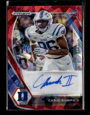 2021 Panini Prizm Draft Picks #DPA-CRU Chris Rumph II Autographs Red Ice