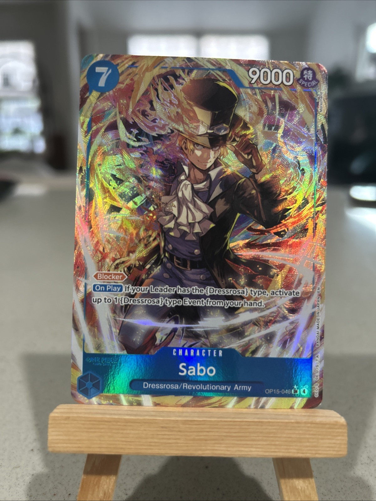 One Piece Sabo SR Alt Art OP15-046 Adventure On Kami's Island English