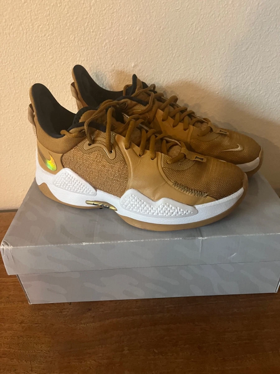 Nike PG 5 EP Wheat Metallic Gold for Sale | Authenticity