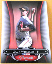 2010 Tristar Pursuit Zack Wheeler Rookie Card SF Giants / Philadelphia Phillies
