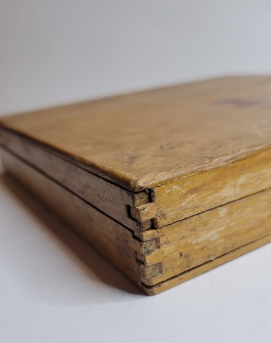Devoe & Raynolds Artist Materials Oil Paint Dovetail Wood Box (3) Mack Brushes - Picture 11 of 18