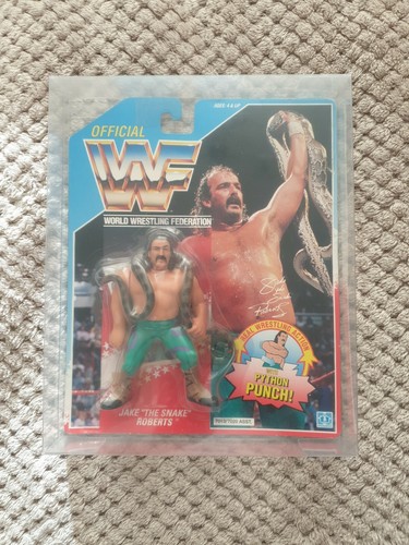 WWF/WWE Jake The Snake Roberts Hasbro Figure MOC F...
