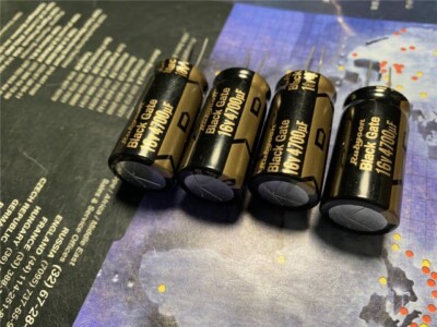 Black Gate Capacitor STD 16V 4700uF one pair (2pcs) NOS FOR 300B