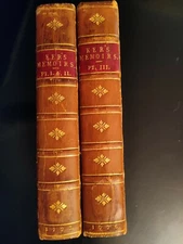 The Memoirs of John Ker by John Ker 1726-1727 Leather Three Volumes in Two 