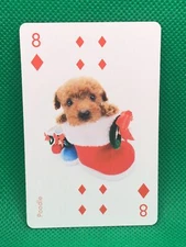 Poodle Diamond  8 THE DOG Playing card  Artlist Collection Japan