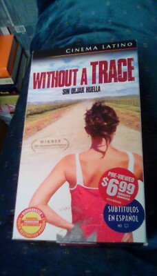 Without A Trace Sin Dejar Huella RARE Cinema Latino 2000 VHS ONLY ONE ON EBAY
