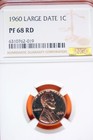 1960 - NGC PF68RD (LARGE DATE) Lincoln Cent!!  #B42916 — photo 1