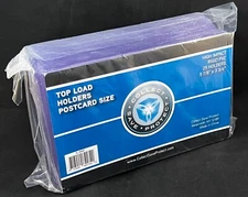 100 NEW! CSP Rigid Hard 5.875 x 3.75" Postcard Topload Holders 4/25CT PACKS