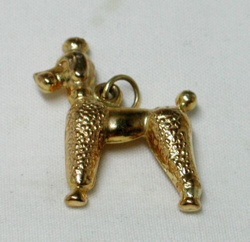 9ct Gold French Poodle Charm 22862 - Picture 2 of 3
